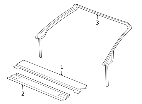 Roof & Components for 2006 Pontiac G6 #2