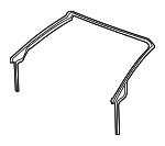 25854085 - Body: Weatherstrip for Pontiac: G6 Image