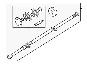 32339127 - : Drive Shaft for Volvo: S90, V60, V60 Cross Country, V90, V90 Cross Country Image
