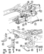 6102054AA - Emission Controls: Hex Weld Nut, Mounting for Mopar Image