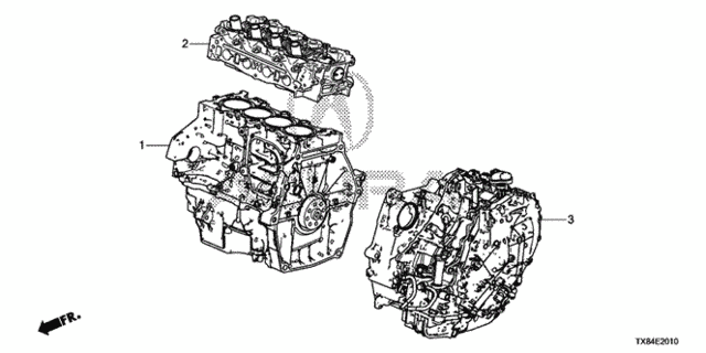 Engine Assy. - Transmission Assy. for 2013 Acura ILX #0