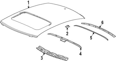 Roof & Components for 2025 Honda Civic #2