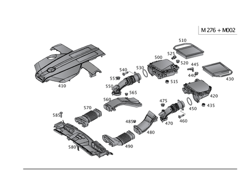 Air Intake, Gasoline Vehicles for 2020 Mercedes-Benz SLC43 AMG #0