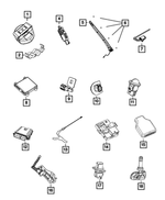 68197355AA - : Headlamp Sensor, Rear for Mopar Image