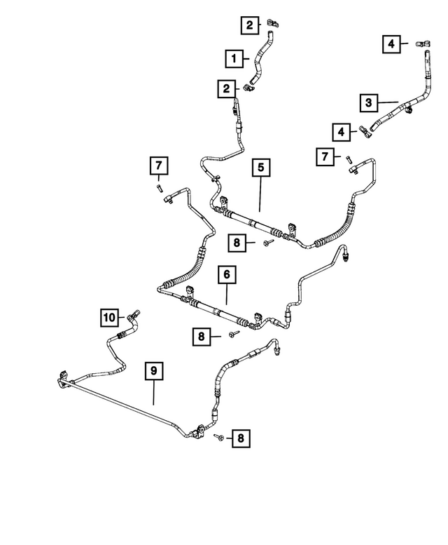 6504514 - Steering: Hose Clamp for Mopar Image image