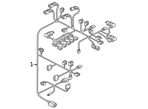 Wiring Harness for 2012 Audi TT RS Quattro #0