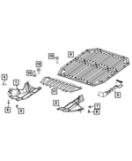 68575516AA - : Extension Front Belly Pan for Ram: ProMaster EV Image