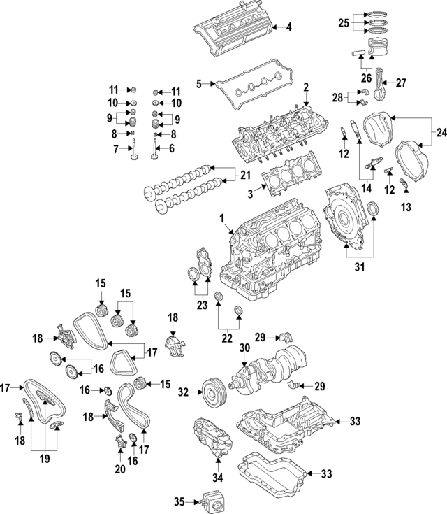 79103011EA - : Short Block for Audi Image
