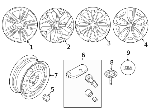 Wheels for 2019 Kia Sportage #0