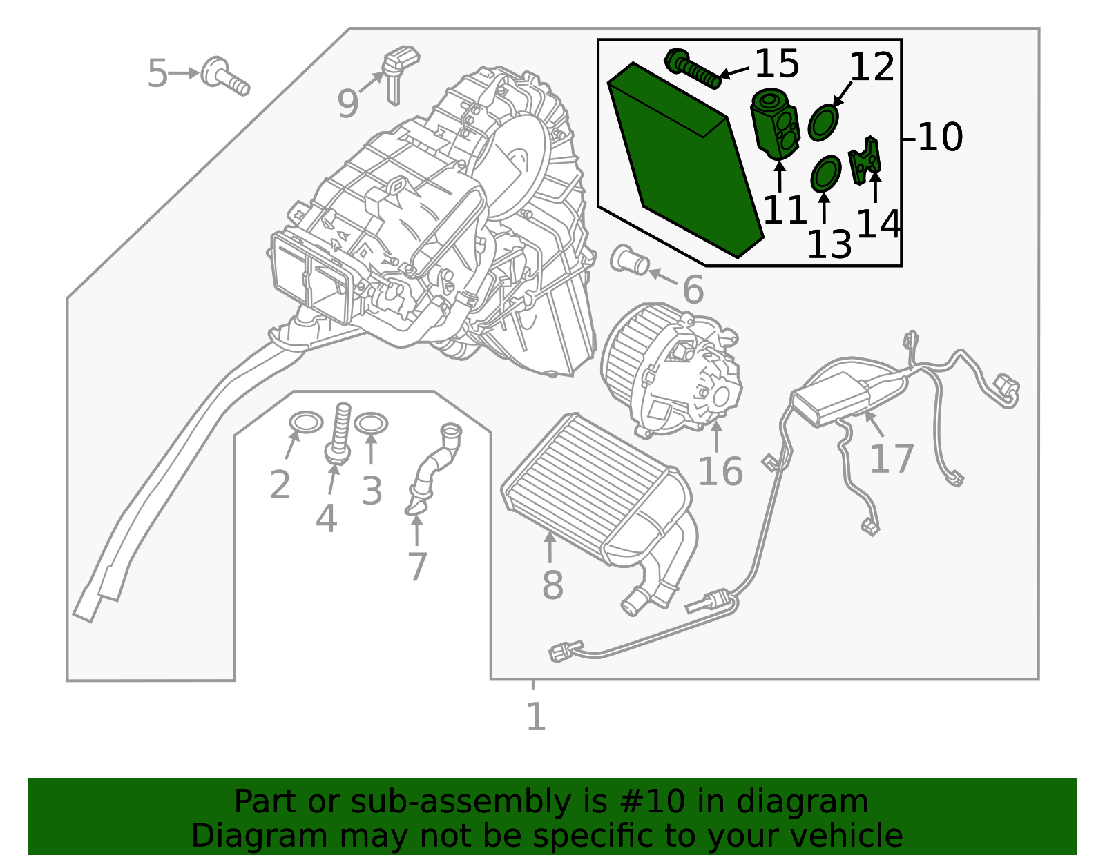 2011-2018 Porsche Cayenne Evaporator Core 958-572-101-01 | OEM Parts Online