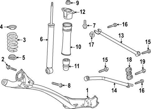 Rear Suspension for 2023 Buick Encore GX #2