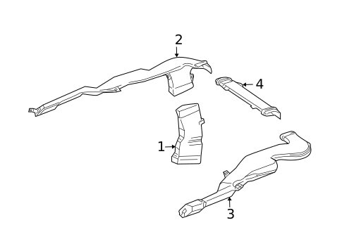 Ducts for 2006 Lexus GX470 #1