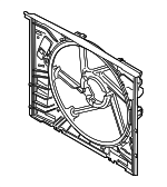 16711WAA03 - : 2020-2024 Toyota GR Supra - Fan Shroud for Toyota: GR Supra Image
