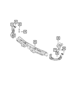 6106159AA - Cooling: Hex Flange Nut for Mopar Image