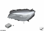63117228423 - Lighting: Ahl-Xenon Headlight, Left for BMW Image