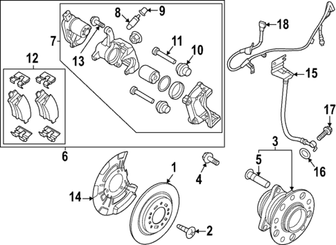 Rear Brakes for 2025 Kia Sportage #1