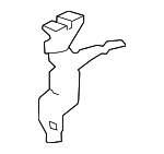 41217145349 - Body: Upper Rail Front Bracket for BMW: 325i, 325xi, 328i, 328i xDrive, 328xi, 330i, 330xi, 335d, 335i, 335i xDrive, 335xi, M3 Image