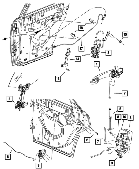 Rear Door for 2008 Dodge Charger #2