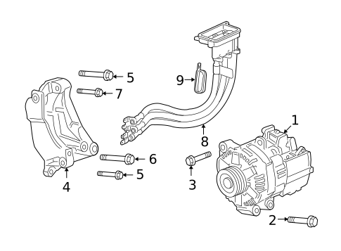 Belts & Pulleys for 2008 Chevrolet Malibu #2