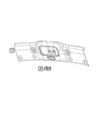 5RC28JW4AA - Electrical: Windshield Frame Panel for Mopar Image