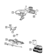 6106052AA - Wheels: Hex Flange Head Bolt for Fiat: 124 Spider, 500, 500L, 500X | Jeep: Renegade | Ram: ProMaster 1500, ProMaster 2500, ProMaster 3500, ProMaster City Image