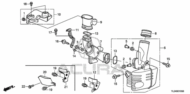 Resonator Chamber for 2010 Acura TSX #0