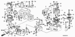 17205PC6000 - Body/Air Conditioning: CLAMP, TUBE (7.5X2) for Honda Image