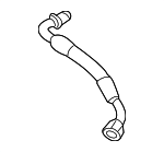 37136761194 - Suspension: Pressure Hose for BMW: 525i, 525xi, 528i, 528i xDrive, 528xi, 530i, 530xi, 535i, 535i xDrive, 535xi, 545i, 550i, 645Ci, 650i, M5, M6 Image