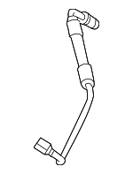 37136764616 - Suspension: Pressure Line for BMW: 525i, 525xi, 528i, 528i xDrive, 528xi, 530i, 530xi, 535i, 535i xDrive, 535xi, 545i, 550i, 645Ci, 650i, M5, M6 Image