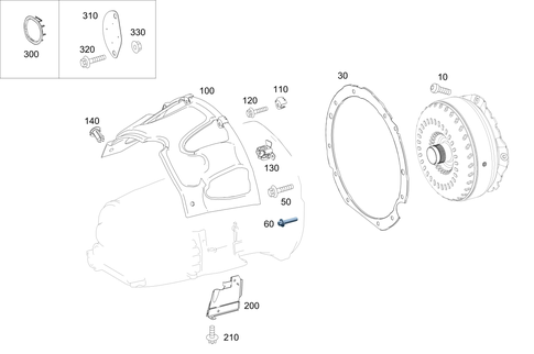 Detachable Transmission Parts, Oil Filler Pipe for 1998 Mercedes-Benz E300 #0