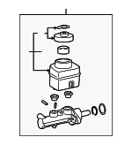4720117291 - Body: Master Cylinder for Toyota: MR2 Spyder Image