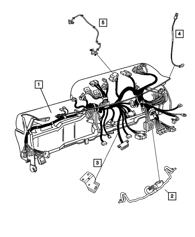 56051731AE - Electrical: Instrument Panel Wiring for Mopar Image image
