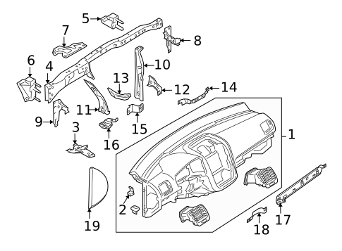Instrument Panel for 2011 Volkswagen GTI #1