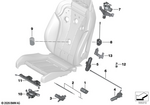 52107452225 - : Drive, Vertical Headrest Adjustment for BMW Image