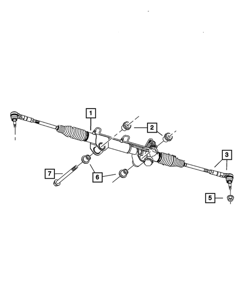 Steering Gear for 2008 Dodge Ram 2500 #1