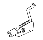 28650B0750 - : Center Muffler for Kia Image