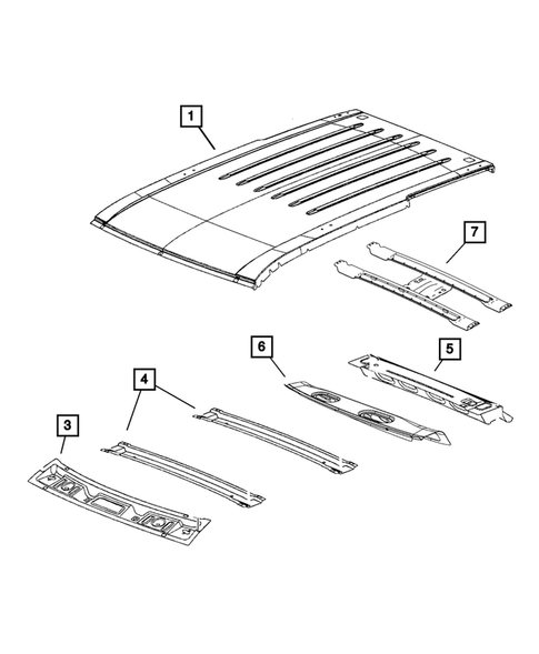 Roof for 2013 Dodge Durango #0