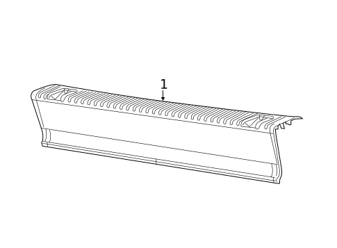 Interior Trim - Rear Body for 2018 Chrysler Pacifica #0