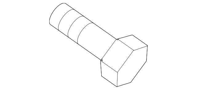 Upper Pillar Trim Screw - Porsche (N-106-768-01)