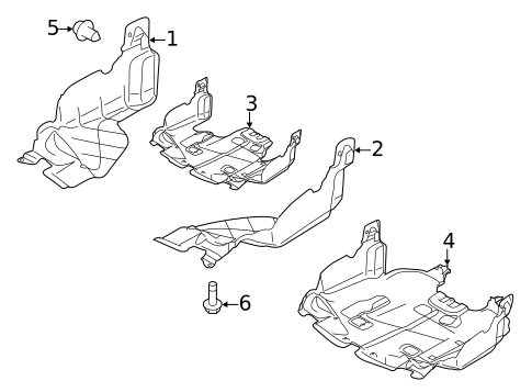 Splash Shields for 2008 Subaru Impreza #0