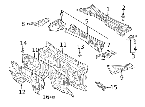Cowl for 2007 Toyota 4Runner #0