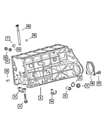68079632AA - 2.7L Diesel - Mercedes Benz [EX8]: Expansion Plug for Mopar Image