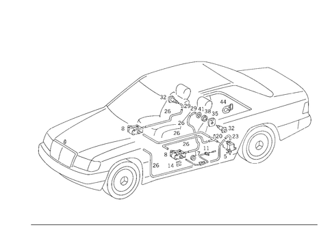 Backrest Locking Mechanism for 1988 Mercedes-Benz 300CE #0