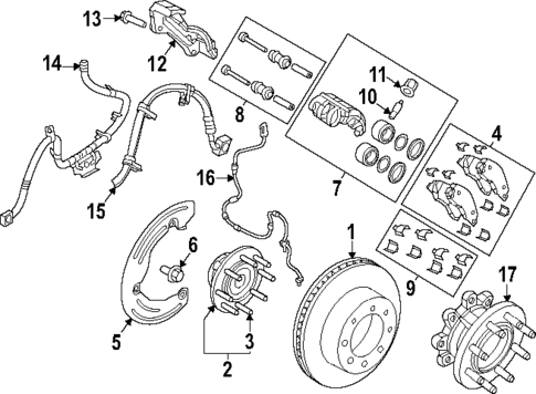 Front Brakes for 2024 Ram 3500 #0
