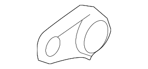 5049135 - : 2005-2009 Saab 9-5 - Blend Door Lever for Saab: 9-5 Image