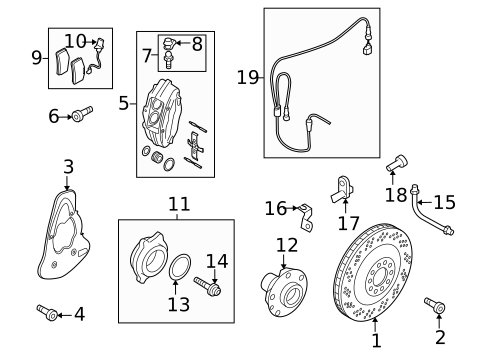 Brake Components for 2008 Audi R8 #0