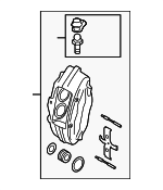 42B615407 - : Disc Brake Caliper for Audi: R8 Image