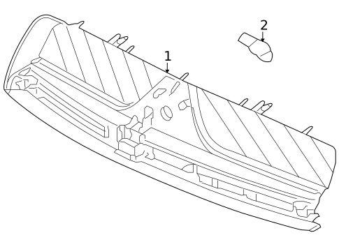 Grille & Components for 2008 Mitsubishi Raider #0
