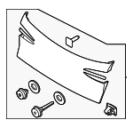 87380CU000 - Body: Molding Assembly for Genesis: GV60 Image