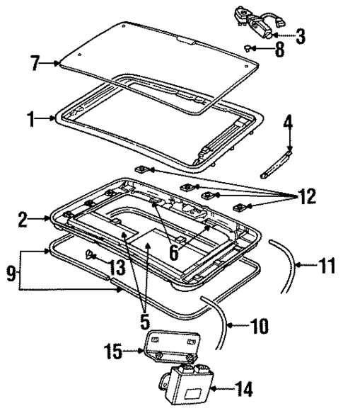 Sunroof for 1994 Land Rover Discovery #0